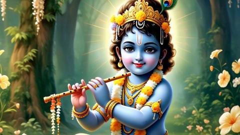 भगवान श्रीकृष्ण की तस्वीर