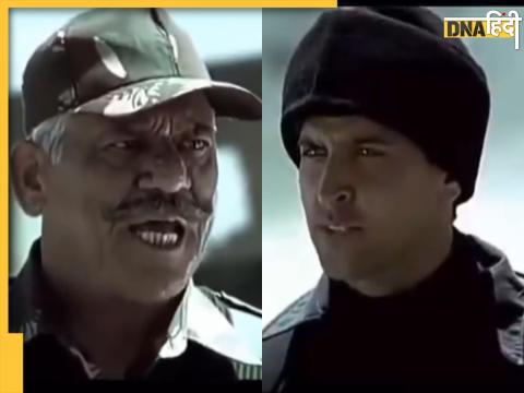 Om Puri, Hrithik Roshan In Film Lakshya Om Puri, Hrithik Roshan In Film Lakshya