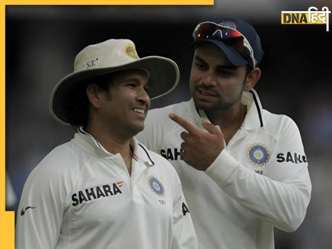 virat kohli and sachin tendulkar test