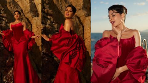 Jacqueline Fernandez glam look in Cannes 2025 