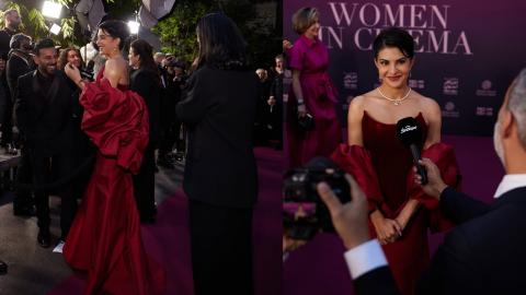Jacqueline Fernandez beauty in Red gown