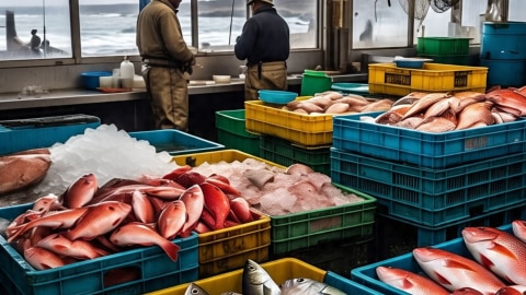 Tsukiji Market, टोक्यो (जापान):