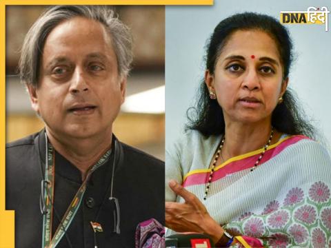 Shashi Tharoor and Supriya Sule Shashi Tharoor and Supriya Sule