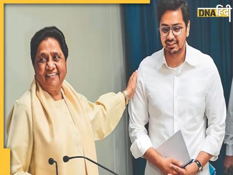 Mayawati and Akash Anand Mayawati and Akash Anand