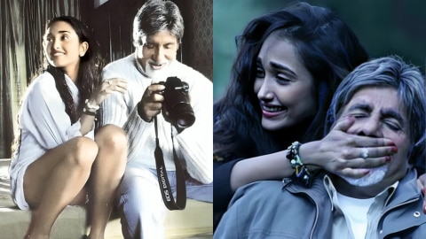 Amitabh Bachchan, Jiah Khan In Film Nishabdh