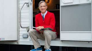 Here's your first look at Tom Hanks as Mr. Rogers