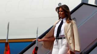 US First Lady Melania Trump in Egypt to visit Great Pyramids and Sphinx