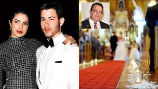 Nick's father Paul didn't just officiate their Christian wedding...