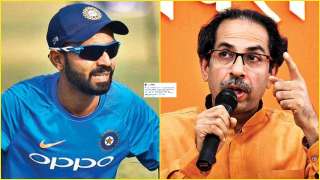 Uddhav Thackeray and Ajinkya Rahane