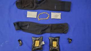 Chennai: Concealed in aircraft, socks, innerwear 3.15-kg gold seized