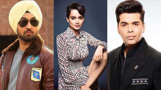 Here's why Kangana Ranaut, Karan Johar, Diljit Dosanjh are trending