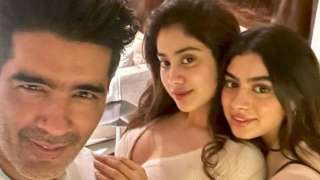 Janhvi Kapoor, Khushi Kapoor, Manish Malhotra get together for weekend dinn...