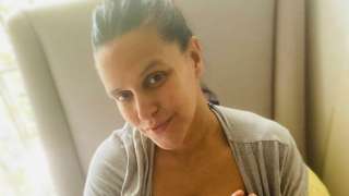 Neha Dhupia shares empowering photo breastfeeding her newborn son, pic goes...