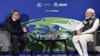 PM Modi meets Bill Gates in Glasglow, discusses ways to further sustainable...