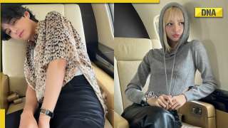 Photos of BTS' V aka Kim Taehyung, BLACKPINK's Lisa in private jet break internet