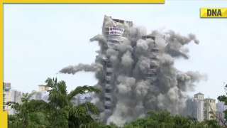 Noida's Supertech Twin Towers razed to ground: Check before and after pics of historic demolition