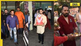 Ganesh Chaturthi 2022: Salman Khan, Gurmeet Choudhary, Mika Singh bid goodbye to Bappa during Ganpati Visarjan