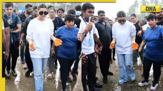 In pics:  Parineeti Chopra cleans beaches post-Ganpati Visarjan in Mumbai