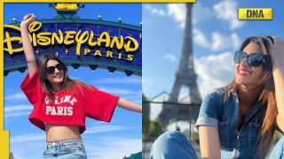 Kriti Sanon poses in front of Eiffel Tower, Disneyland on her French family vacation, see viral photos