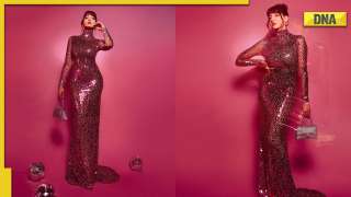 Nora Fatehi flaunts sexy curves in shimmery bodycon dress, photos go viral