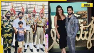 Viral Photos of the day: Allu Arjun poses with BSF Jawans, Varun Dhawan, Kriti Sanon promote Bhediya 