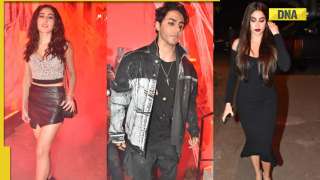 Netizens troll Sara Ali Khan, Aryan Khan, Janhvi Kapoor for attending Halloween party, say 'apni sanskriti bhool gaye'