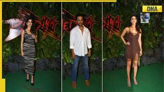 Bhediya: Kriti Sanon, Janhvi Kapoor, Rajkummar Rao attend Varun Dhawan starrer premiere