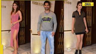 Janhvi Kapoor, Kriti Sanon, Varun Dhawan, Karan Johar attend Manish Malhotra's birthday bash