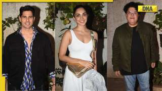 Sidharth Malhotra greets Kiara Advani with a hug at Mission Majnu screening; Sajid Khan, Nora Fatehi also attend
