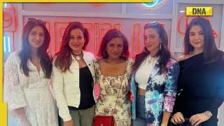 Mindy Kaling meets 'fabulous' Bollywood Wives Maheep Kapoor, Seema Sajdeh, Bhavana Pandey, Neelam Soni. See pics
