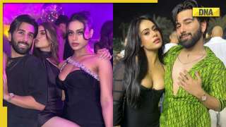 Nysa Devgan looks stunningly sexy in black bodycon, poses with Orhan Awatramani and friends