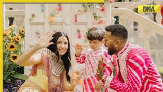 'Painted in love': Hardik Pandya, wife Natasa share Mehendi, Haldi pics, internet swoons over their son Agastya