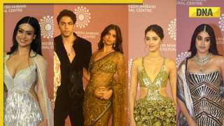 In pics: Suhana Khan, Aryan, Nysa, Janhvi, Ananya, others turn heads in stylish outfits at NMACC event