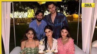Nysa Devgan enjoys royal stay at Jaisalmer's Suryagarh Palace; poses with Orhan Awatramani, other friends