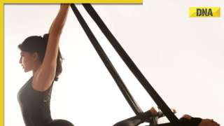 5 times Jacqueline Fernandez nailed aerial yoga, know its benefits