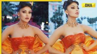 Urvashi Rautela stuns in orange gown at Cannes Film Festival 2023, fans say 'looking like a doll'
