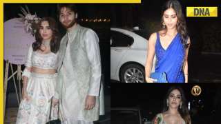 Aaliyah Kashyap-Shane Gregoire engagement: Suhana Khan, Alaya F, Anjali Dhawan arrive in gorgeous outfits at bash