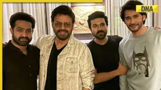 In pics: Jr NTR, Mahesh Babu, Venkatesh Daggubati attend Ram Charan-Upasana Kamineni's star-studded Diwali bash