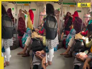 Viral video of women singing and dancing inside Delhi metro makes internet furious, watch