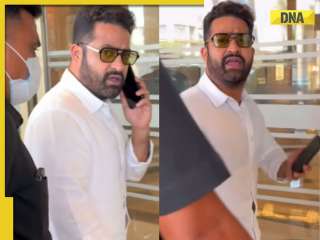 Watch: Annoyed Jr NTR losses cool on paparazzi in Mumbai, shouts 'keep it back'