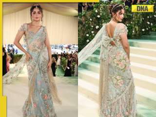 In pics: Alia Bhatt exudes elegance in saree at Met Gala 2024, fans call her ‘princess Jasmine’