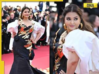 Aishwarya Rai Bachchan turns heads in intricate black gown at Cannes, walks the red carpet with injured arm in cast