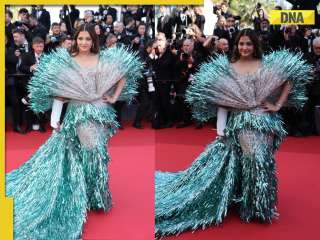 Aishwarya Rai walks Cannes red carpet in bizarre gown made of confetti, fans say 'is this the Met Gala'