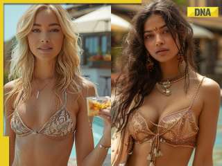 AI models set goals for pool parties in sizzling bikinis this summer
