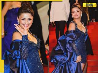 Avneet Kaur shines in navy blue gown with shimmery trail at Cannes 2024, fans say 'she is unstoppable now'
