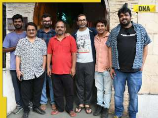 In pics: Raghubir Yadav, Chandan Roy celebrate success of Panchayat season 3 with TVF founder Arunabh Kumar, cast, crew