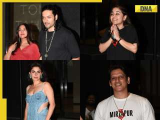 In pics: Richa Chadha cheers for Ali Fazal, Isha Talwar, Vijay Varma, Shweta Tripathi pose at Mirzapur 3 screening
