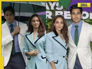 Sidharth Malhotra sets husband goals as he protects Kiara Advani from rain at Wimbledon 2024, fans can't stop gushing
