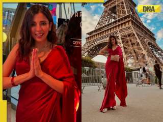 Barkha Singh turns heads in saree at Paris Olympics 2024, shares stunning photos from Eiffel Tower