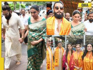 Parents-to-be Deepika Padukone, Ranveer Singh seek blessings at Siddhivinayak with families days before baby's arrival